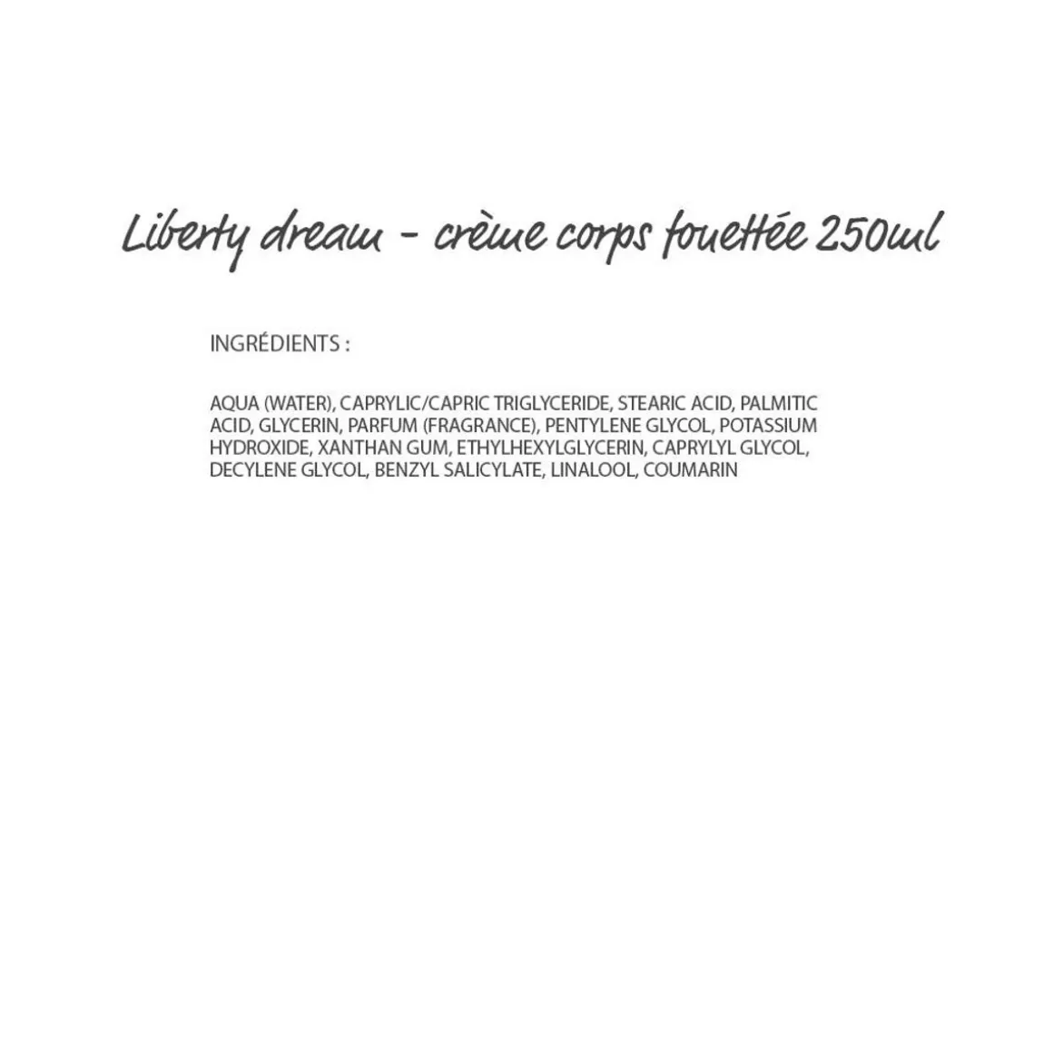 Reve De Liberte