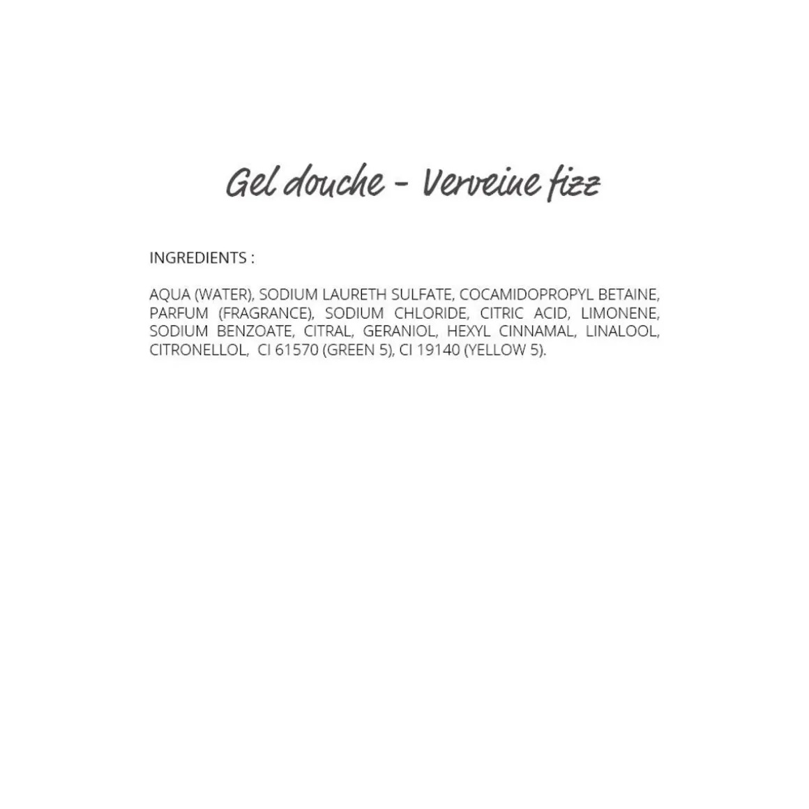 Verveine Petillante